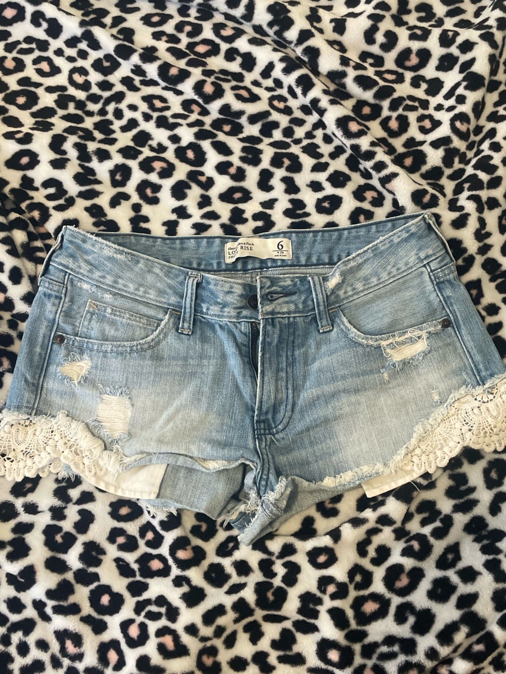 abercrombie and fitch low rise shorts